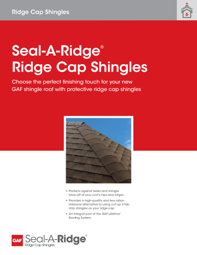 Seal-A-Ridge® Ridge Cap Shingles - RESHR112