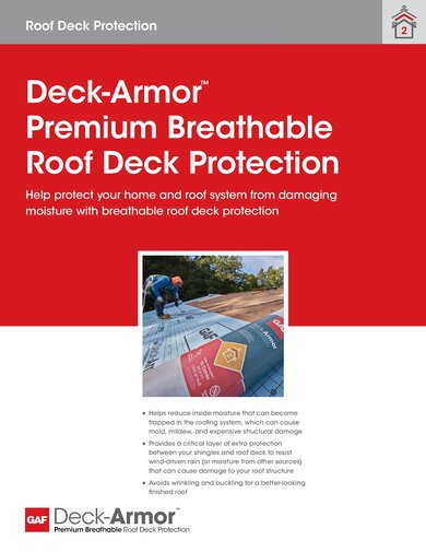 Deck-Armor™ Premium Breathable Roof Deck Protection - RESUL164 
