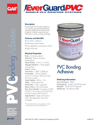 EverGuard® PVC #2331 Bonding Adhesive - COMEG139