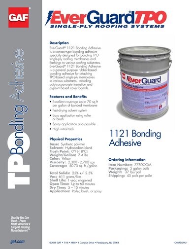 EverGuard® 1121 Bonding Adhesive - COMEG142