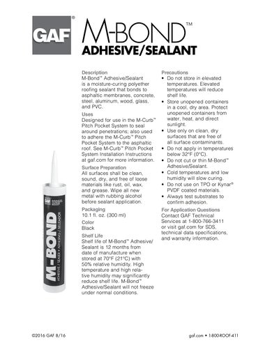 M-Bond™ Adhesive/Sealant
