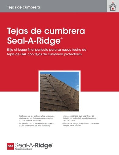 Tejas de cumbrera Seal-A-Ridge® - RESHR112S
