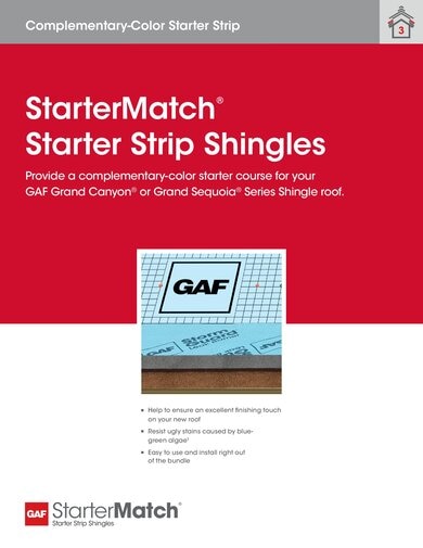 StarterMatch® Starter Strip Shingles - RESGN813