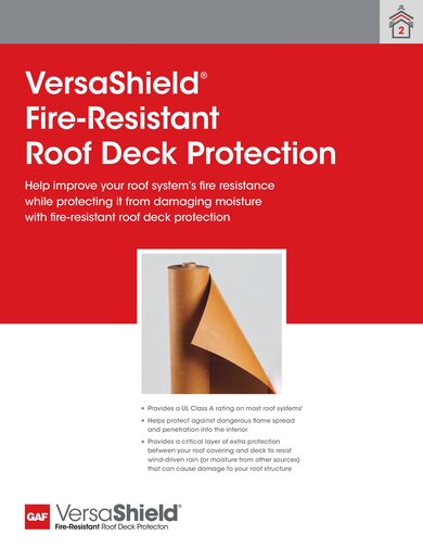 VersaShield® Fire-Resistant Roof Deck Protection - RESGN222